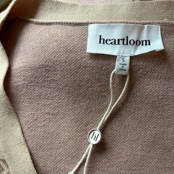 HEARTLOOM Shadow Rose Thorn Grid Cardigan Sweater Top S ~ NEW! - Picture 4 of 4